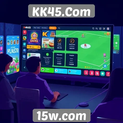 Interface amigável do KK45.Com atrai novos jogadores
